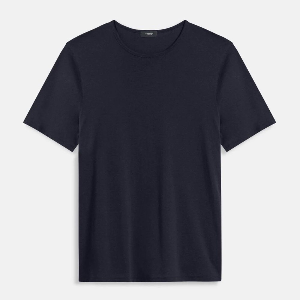 Theory New Mens T- Luxe T Shirt Eclipse